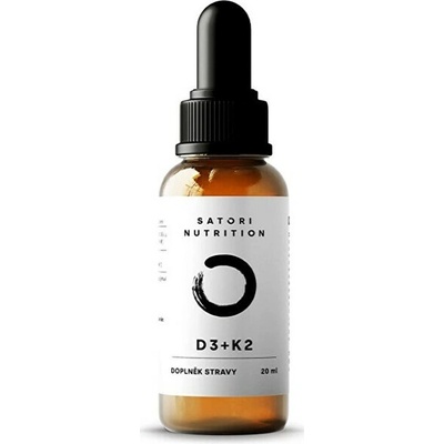 Satori Nutrition Vitamin D3 + K2 v MCT oleji 20 ml