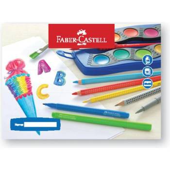 Faber-Castell Блок за рисуване №4, 160 g/m2, с ъгли, 10 лист (1575120060)