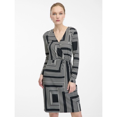 orsay Черна дамска шарена рокля с дължина до коляното ORSAY Orsay | Cheren | ЖЕНИ | 34