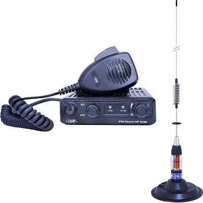 PNI PNI-PACK134 Професионален CB Сет 4W с Обхват 10km и 145mm Магнитна База (PNI-PACK134)