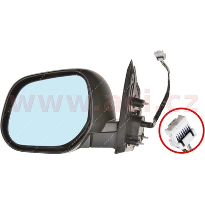zp. zrcátko el. ovládané vyhřívané pro lak (5pinů) L ACI 0990807