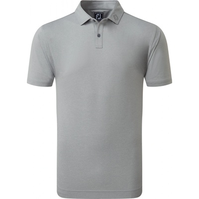 FootJoy Heather Self Collar pánské triko světle šedé