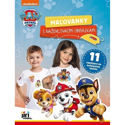 Jiri Models 4059-8 omalovánky s nažehlovacími obrázky Tlapková patrola/Paw Patrol