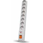 HSK Data Power strip acar s8 3m 8x 230v pl grey