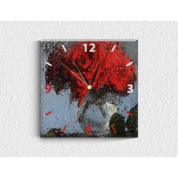 Image 1 of Стъклен стенен часовник 036