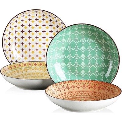 Vancasso Porcelánové hlboké taniere s orientálnym vzorom 21,2 cm