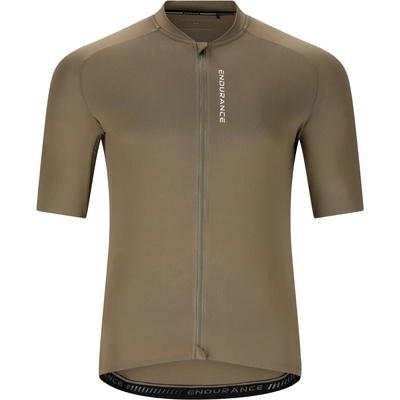 ENDURANCE Мъжка фланелка с къс ръкав за колоездене ENDURANCE Paxton Cycling/MTB S/S Jersey Cycling jersey - Smokey Olive - размер XXL (056-3493-0515)