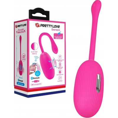 InToYou App Series Vibrating Egg with App Double Layer Silicone Purple-Blue