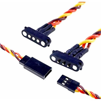 RCSVET RTLECS Magnetický konektor s FUT konektorom Samec/Samica krútený kábel 5RT-MAG-FUT