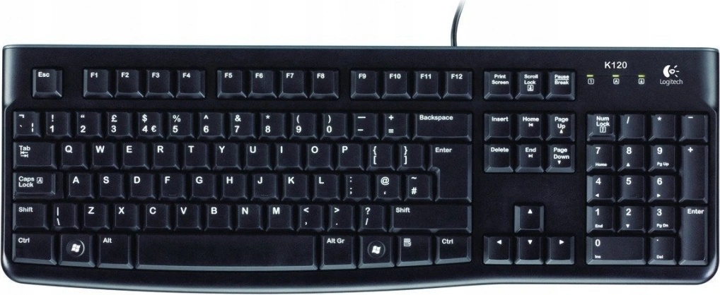 Tohle je absolutní vítěz srovnávacího testu - produkt Logitech Keyboard K120 for Business 920-002641