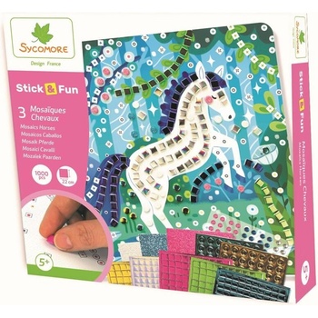 Sycomore mozaika KONĚ 3 ks