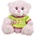Амек Тойс Плюшена играчка Амек Тойс - Розово мече с тениска, 23 cm (10134)