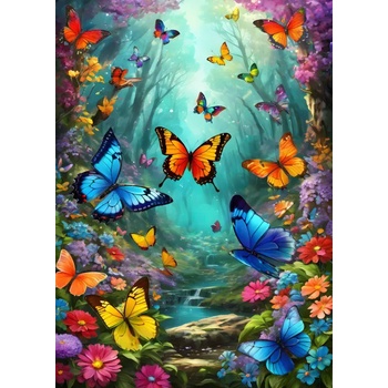 Alipson Puzzle - Puzzle Clouds of Butterflies - 500 piese