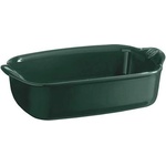 Emile Henry Керамична тава emile henry individual oven dish правоъгълна - 22 х 15 см - цвят зелен кедър (eh 9649-07)