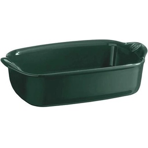 Emile Henry Керамична тава emile henry individual oven dish правоъгълна - 22 х 15 см - цвят зелен кедър (eh 9649-07)