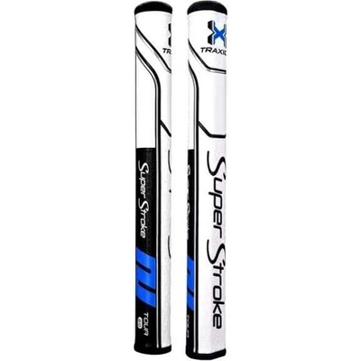 SuperStroke Traxion Tour 2.0 putter grip bílo/modro/černý