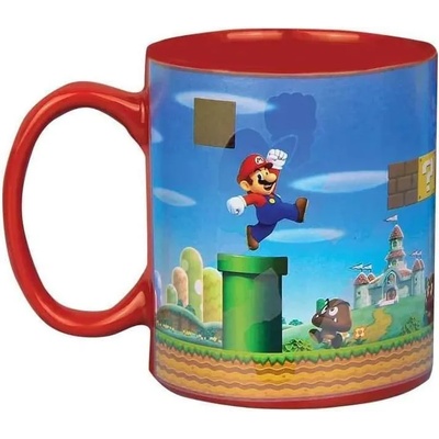 Paladone Чаша с термо ефект Paladone Games: Super Mario Bros. - Level
