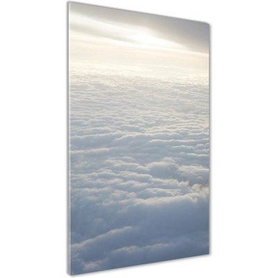 Vertikálny foto obraz fotografie na skle Let nad oblaky 50x100 cm