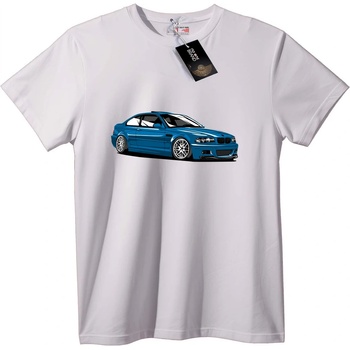 NOONEBRAND Тениска със синя BMW кола - 2XL, Black