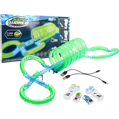 RKToys Závodní dráha svítící ve tmě 85 dílků