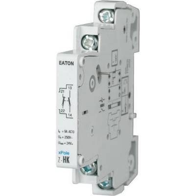 Eaton Допълнителен контакт eaton z-hk 1no+1nc, 248432 - 1n/o+1n/c, 8 a, 250 v ac (248432)