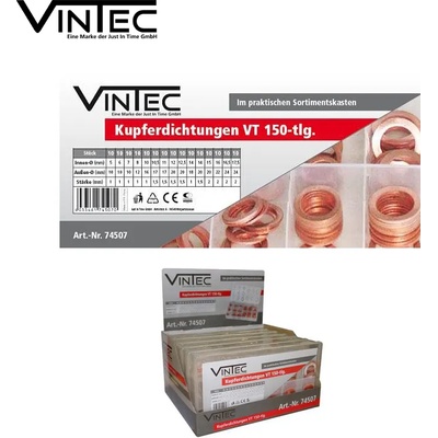 VINTEC Комплект медни шайби 150 броя (vntc 74507)