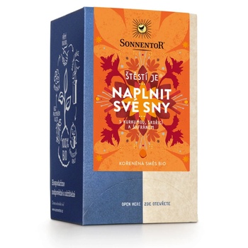 SONNENTOR - Щастието е® да сбъднеш мечтите си, чай на порции, БИО, 18 бр