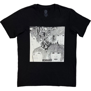 The Beatles Revolver Album Cover Black M Риза (BEATTEE464MB02)