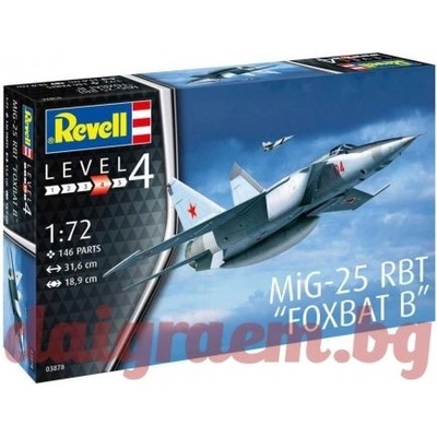 Revell Хоби модел REVELL 03878 - MiG-25 RBT FOXBAT B (R03878)