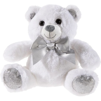 HEUNEC Плюшена играчка Heunec - Мече с панделка, бяло, 25 cm (494558)