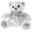 HEUNEC Плюшена играчка Heunec - Мече с панделка, бяло, 25 cm (494558)