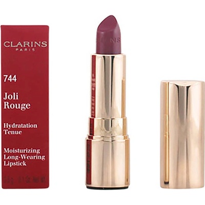 Clarins Lip Make-Up Joli Rouge dlhotrvajúci rúž s hydratačným účinkom 744 Soft Plum 3,5 g