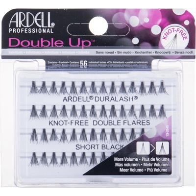 Ardell Double Up Duralash Knot-Free Double Flares 56 ks Short Black