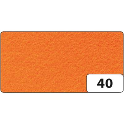 Dekorační filc A4 oranžový 10ks