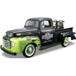 Maisto - Harley-Davidson Custom, 1948 Ford F-1 Pickup + 1948 FL Panhead, 1: 24 (32161-32171)