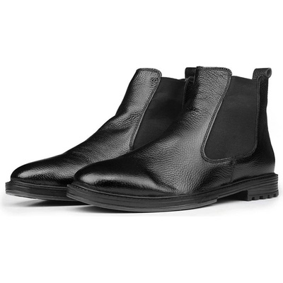 Ducavelli Мъжки боти от естествена кожа - Черни #316907 (316907_Черно)