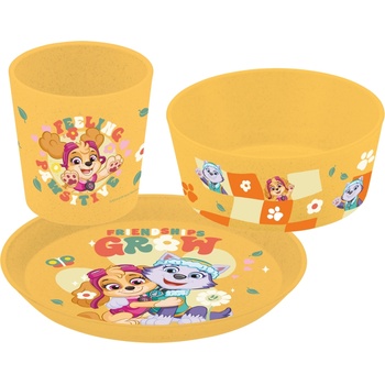 Koziol Детски съдове Connect Organic PAW патрул жълти 3 части (8312737)