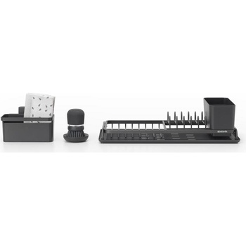 Brabantia Сушилник за съдове Brabantia с 3 аксесоара 4 части (660184)