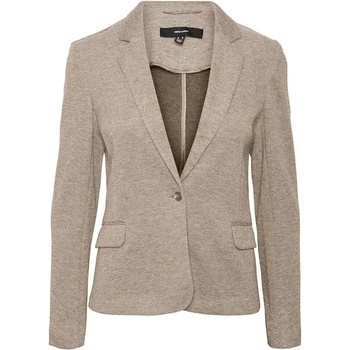 VERO MODA Сако Vero moda Julia blazer - Beige (Silver Mink / Detail Melange)