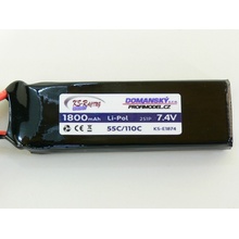 KS-Racing Energy Profimodel Li-Po baterie 1800mAh / 7,4V / 55/110C