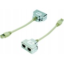DATACOM Rozbočka 1xRJ45 na 1xRJ11+RJ45 STP Cat5e