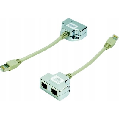 DATACOM Rozbočka 1xRJ45 na 1xRJ11+RJ45 STP Cat5e – Sleviste.cz