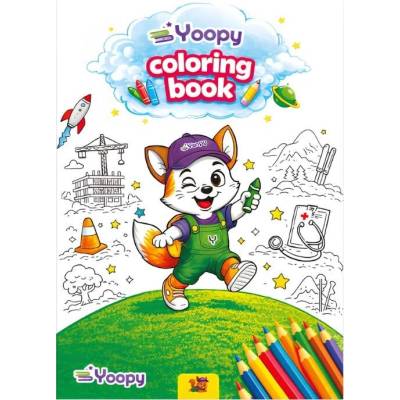 Omaľovánky Yoopy v angličtine