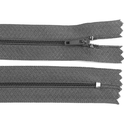 Stoklasa Spirálový zip No 3 délka 18 cm pinlock Balení: 1 ks, Varianta: 312 šedá tmavá 312 šedá tmavá