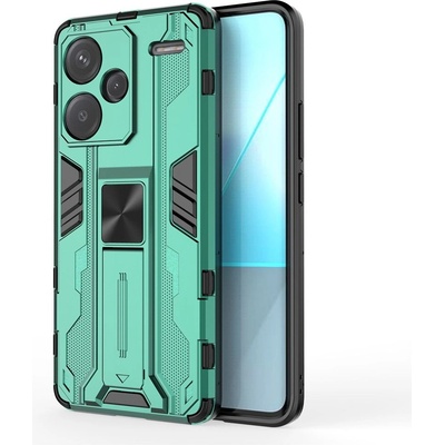 Xiaomi Redmi Note 13 Pro+ 5G Калъф и Протектор- двуслоен PC + TPU дизайн с поставка, защита за камерата, различни цветове