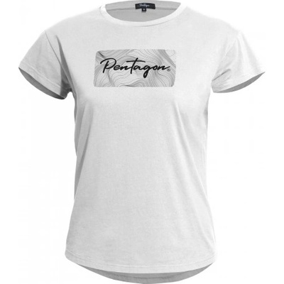 Pentagon Дамска къса тениска Whisper "Contour", бяла (K09044-CW-00)