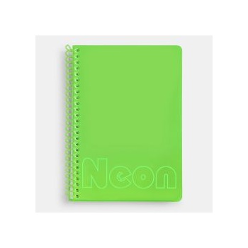 Sentio Тетрадка със спирала A5 Neon Green 80 листа