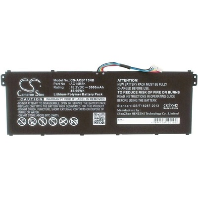 Батерия за Acer Aspire 5, 7 E5, V3, Chromebook 11, 13, 15, 3000mAh, Li-Pol (CS-ACB115NB)