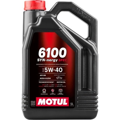 Motul 6100 Syn-Nergy Spec 5W-40 5 l