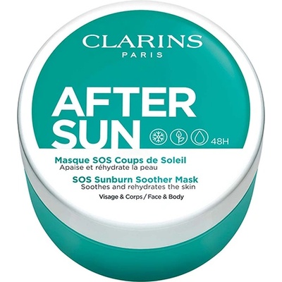 Clarins After Sun SOS Sunburn Soother Mask хидратиращ лосион за след слънчеви бани унисекс 100 мл